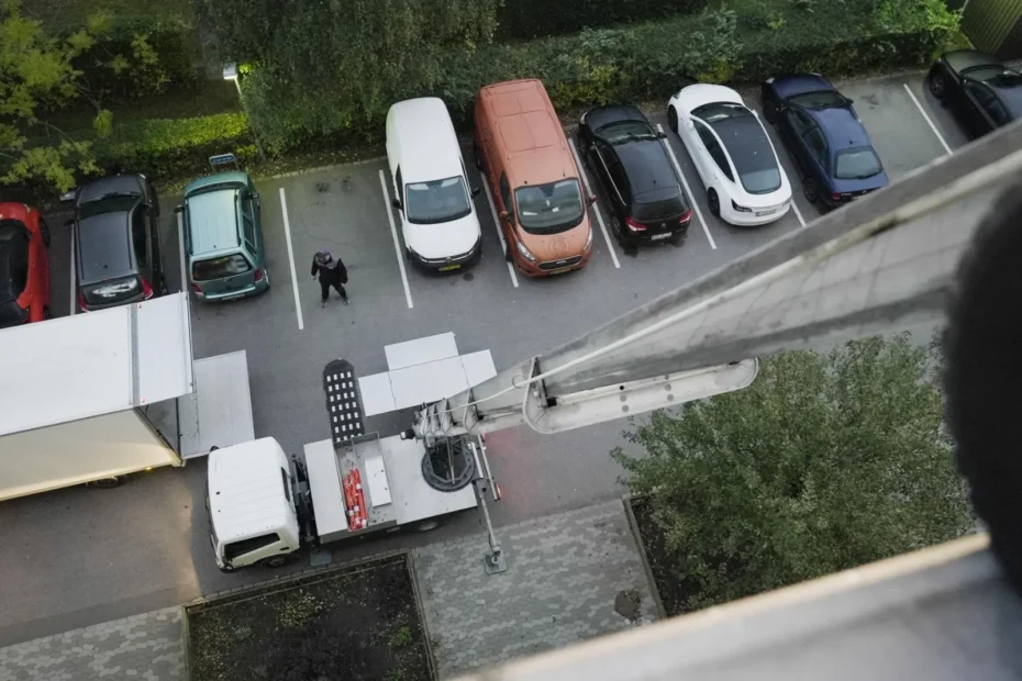 Flyttelift på arbejde i København - Per Andersen flyttefirma